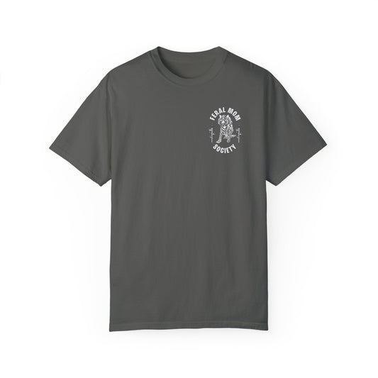 feral mom society - comfort colors tee