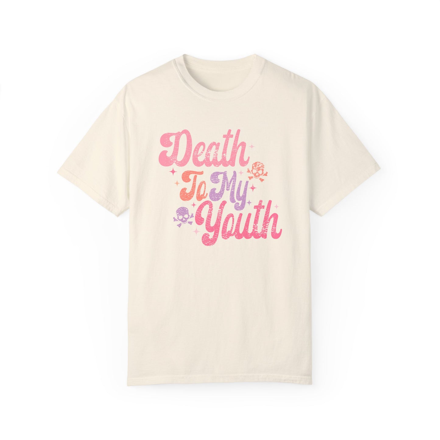 death to my youth comfort colors tee