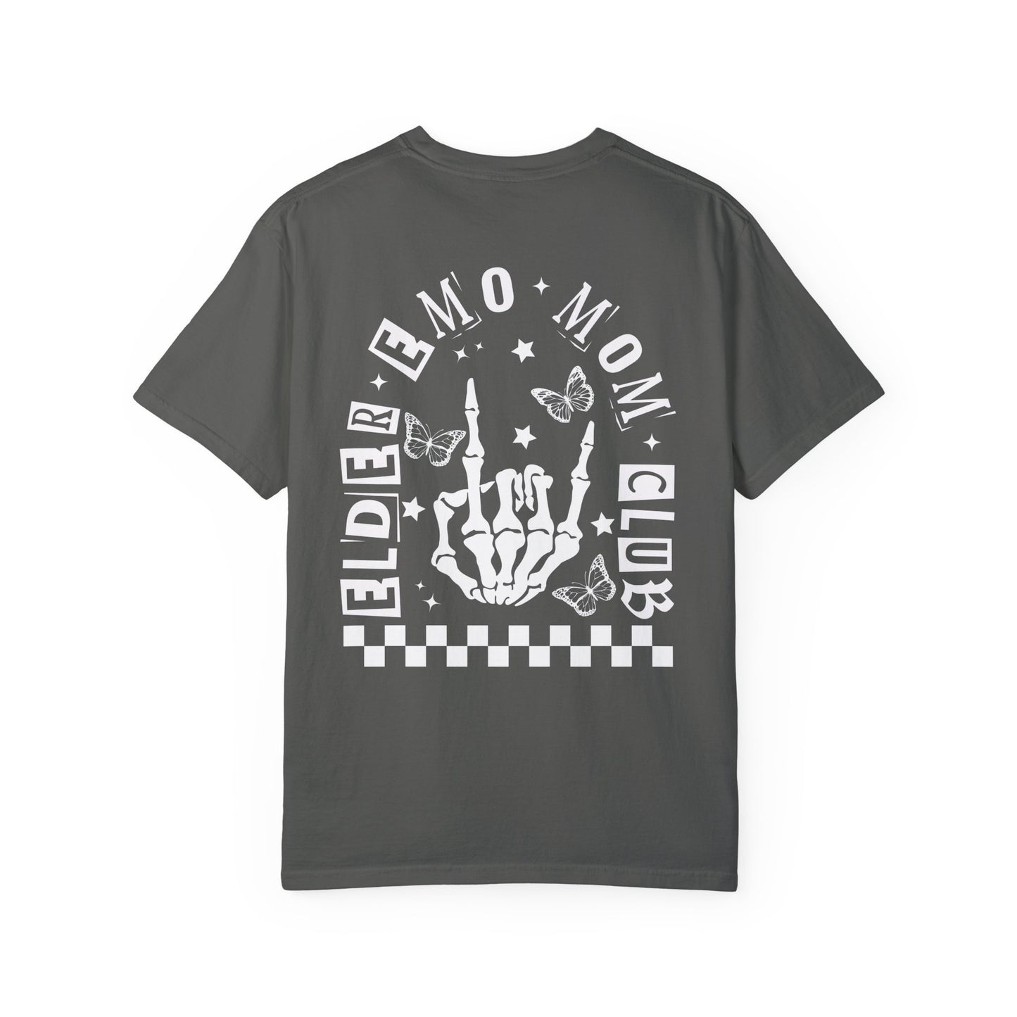 elder emo mom club - comfort colors tee