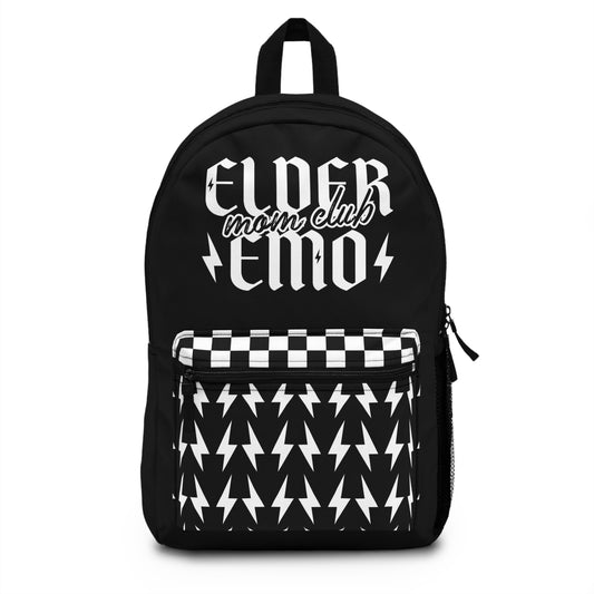 elder emo mom club backpack