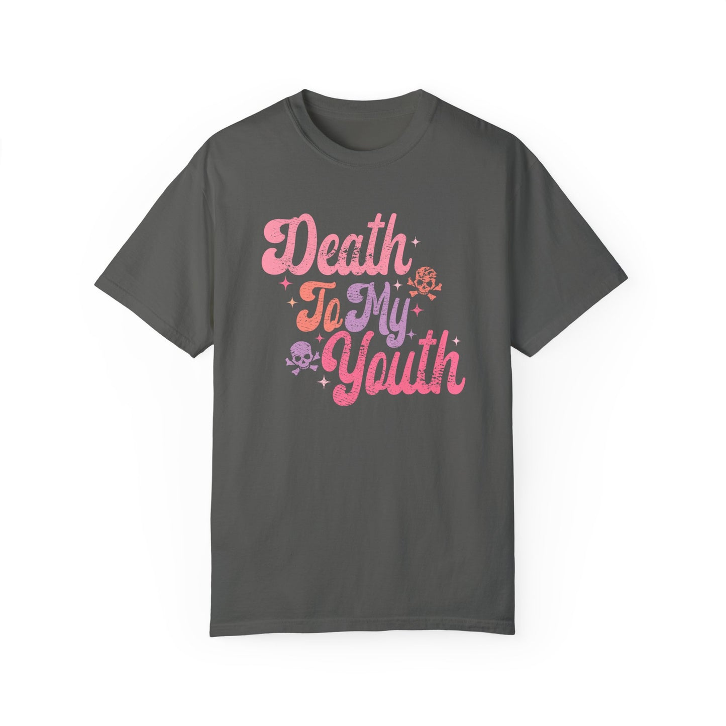 death to my youth comfort colors tee